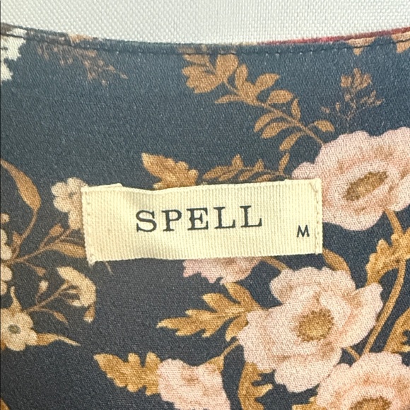 Spell Flora Midi Dress in Mystic Like New Size Medium - Picture 11 of 13